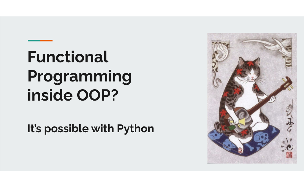 Functional Programming Inside OOP?