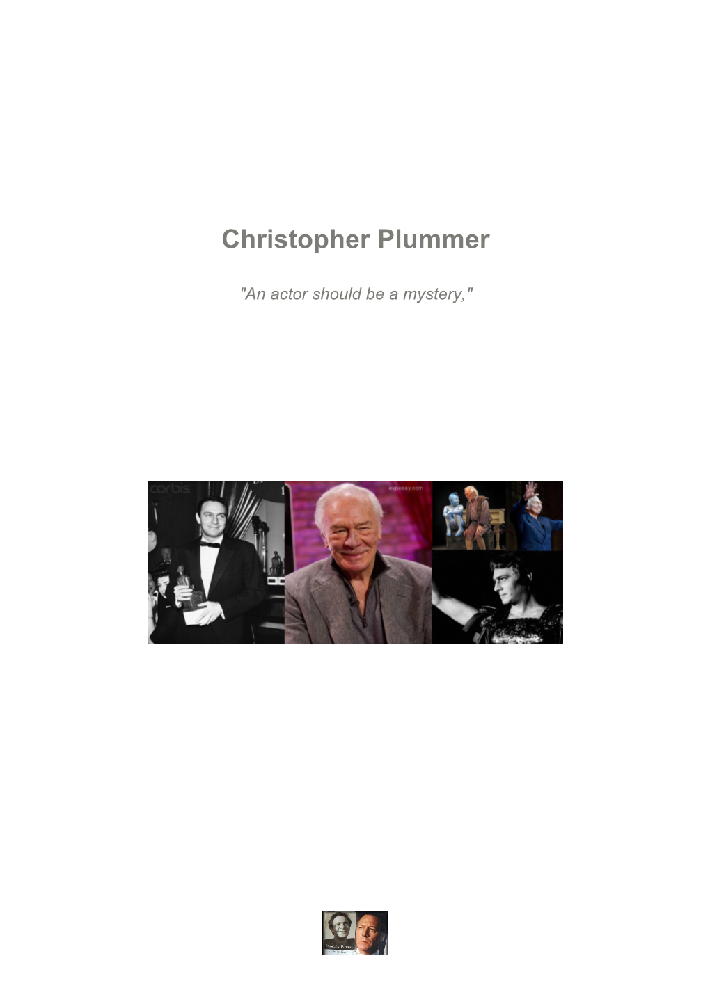 Christopher Plummer