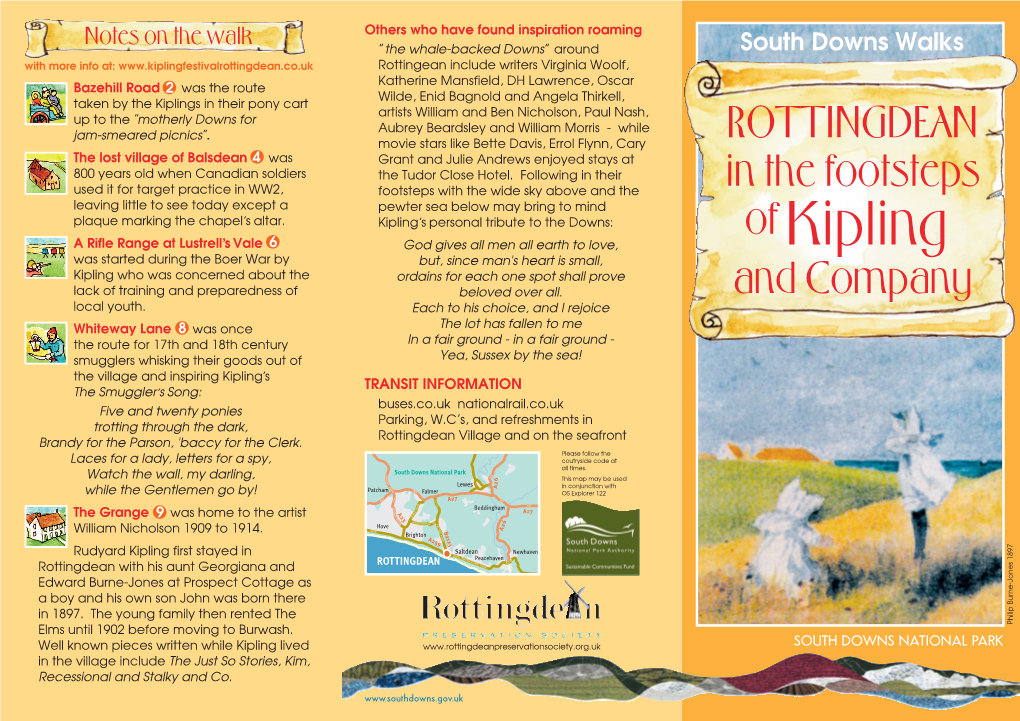 Kipling's Walk Leaflet