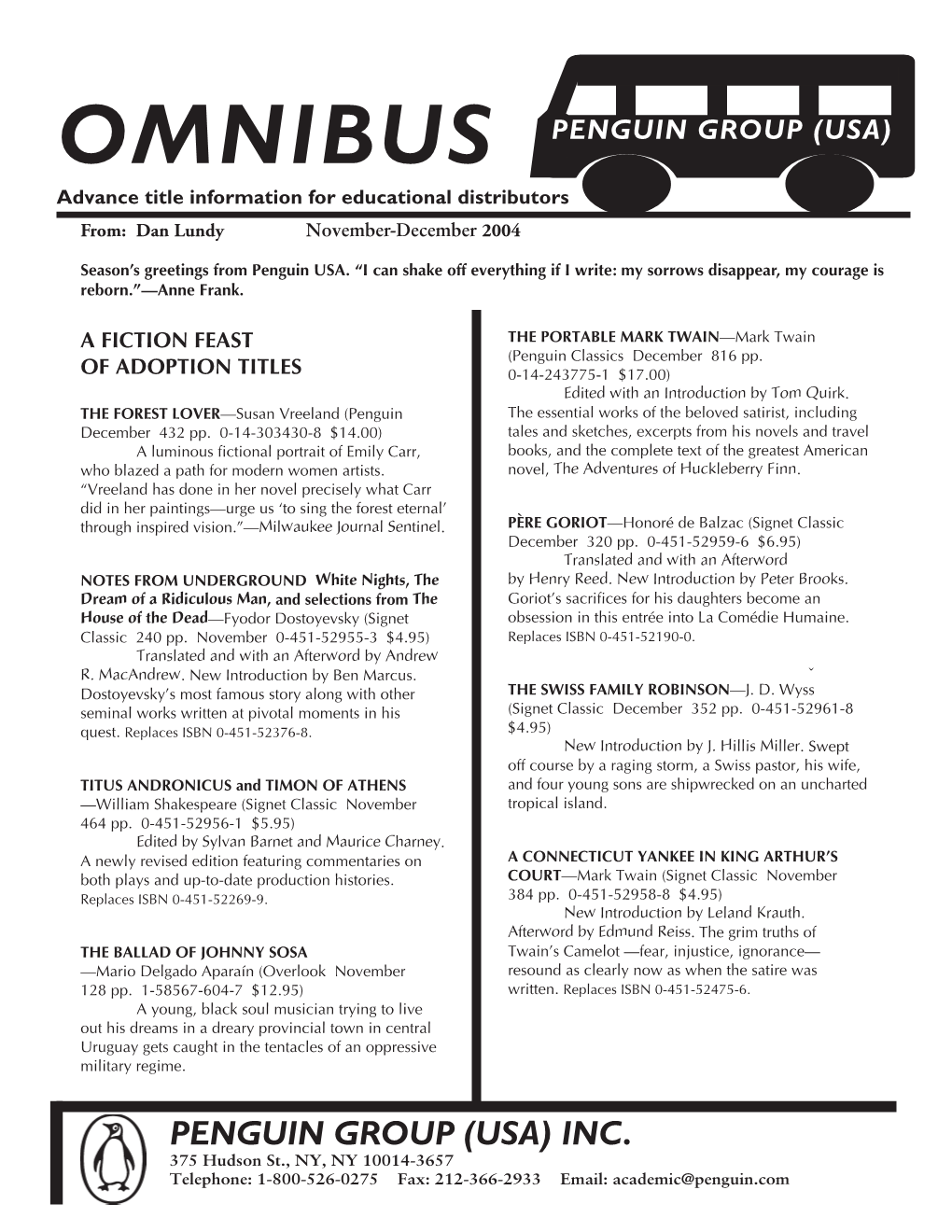 Omnibus ND 04 For