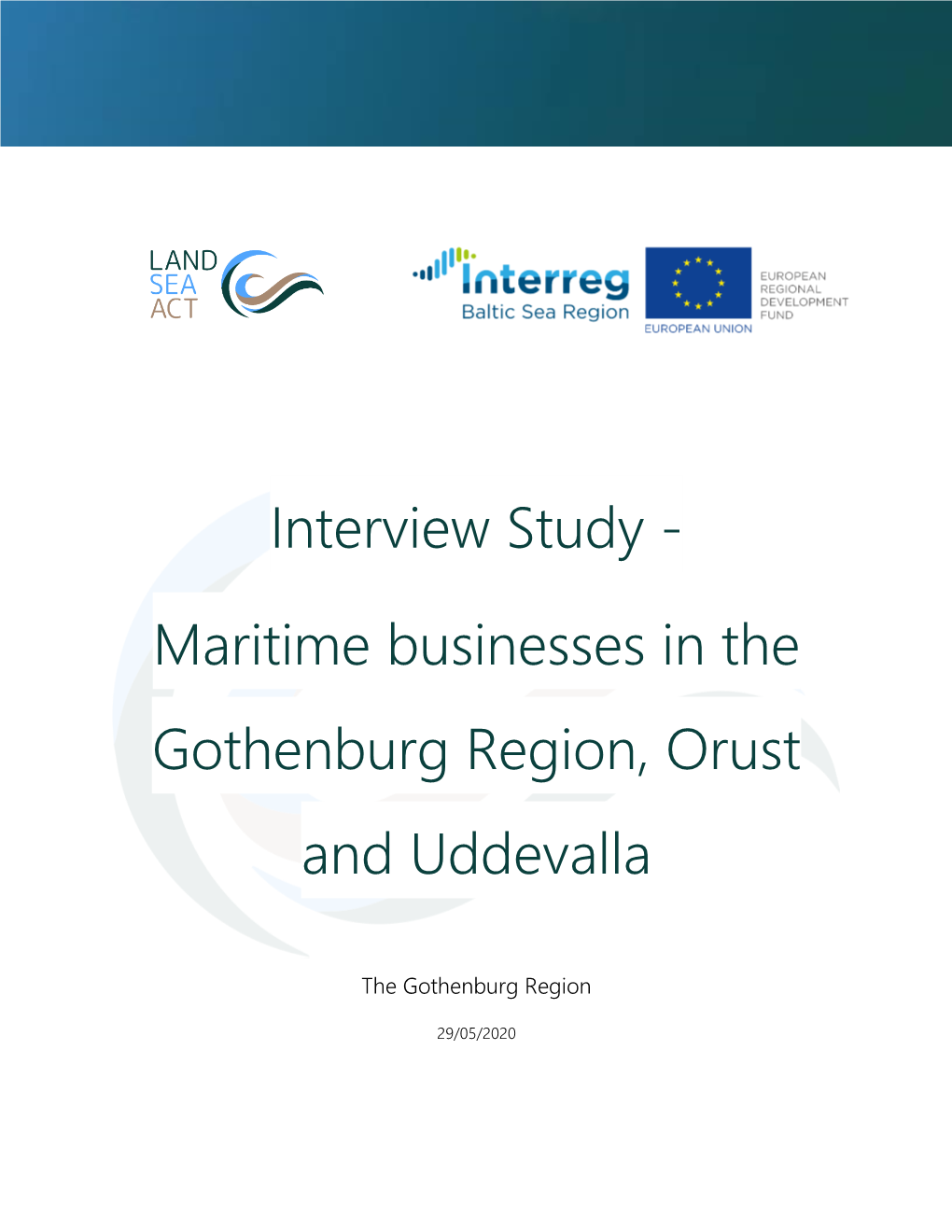 Maritime Businesses in the Gothenburg Region 2020