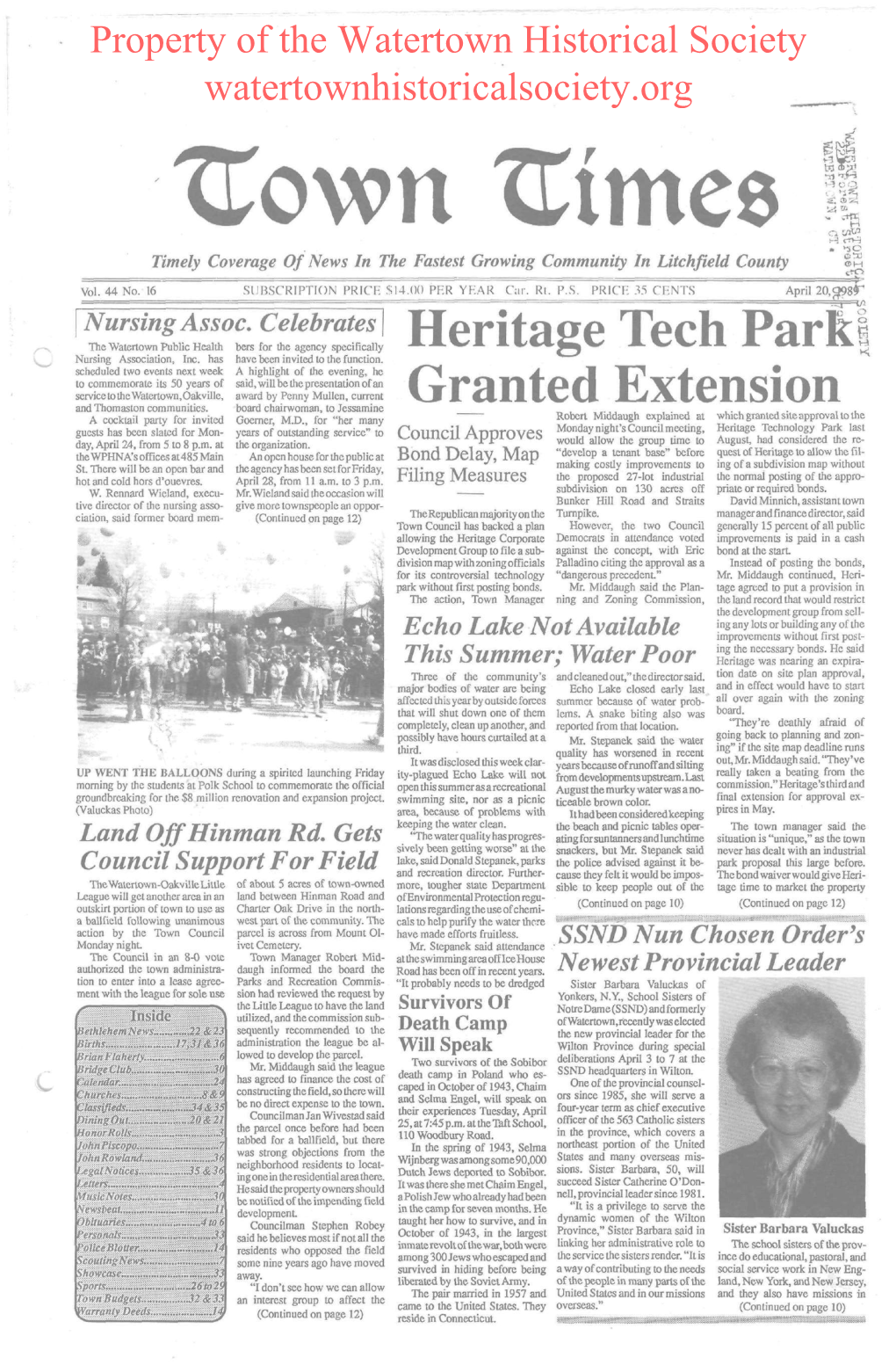 Heritage Tech Park Granted Extension