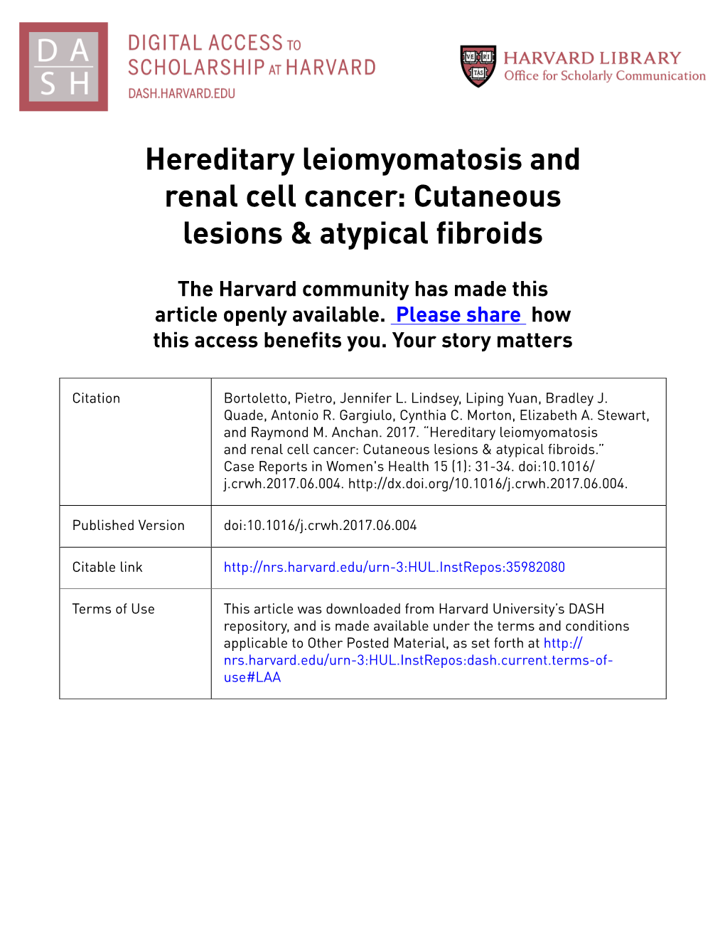 Atypical Fibroids