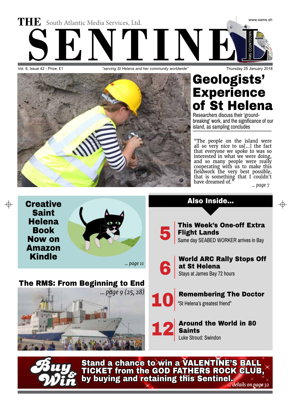 Geologists' Experience of St Helena