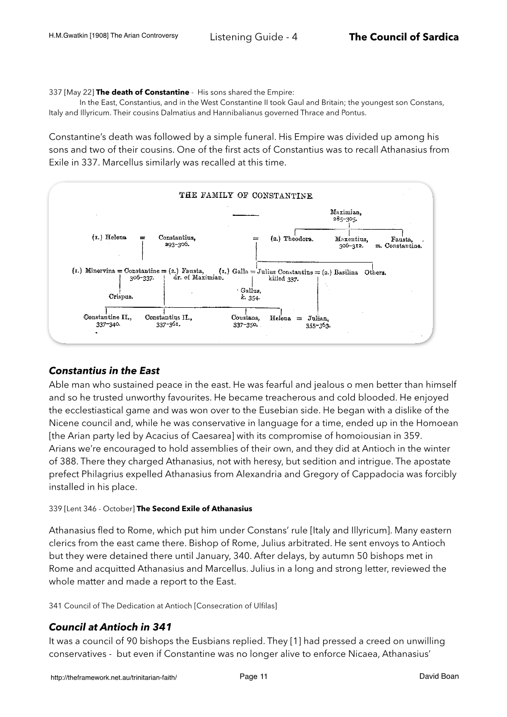 4 the Council of Sardica Constantius in the East