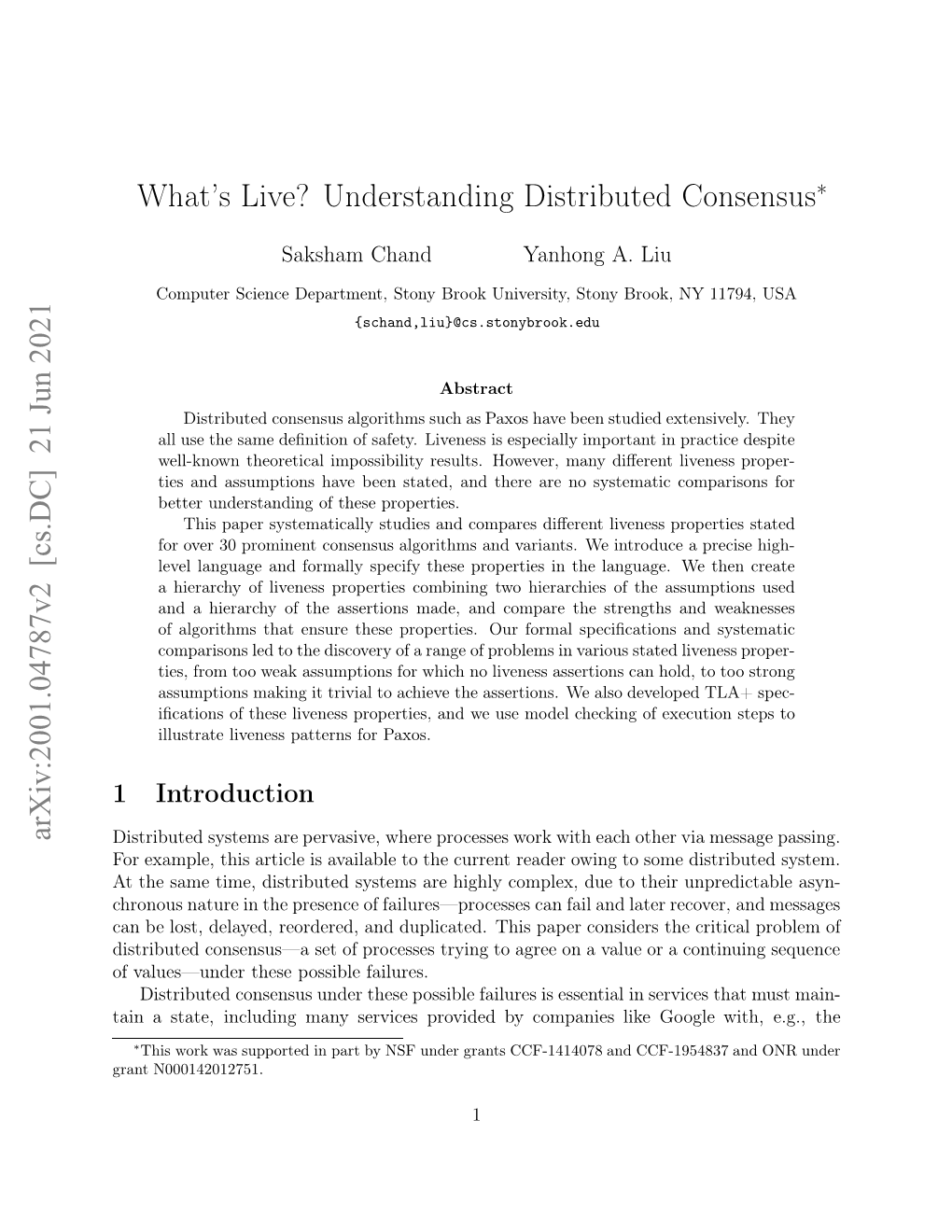 Understanding Distributed Consensus