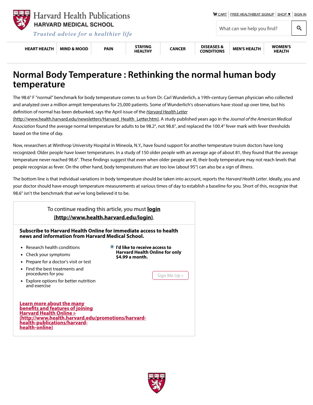 Rethinking the Normal Human Body Temperature