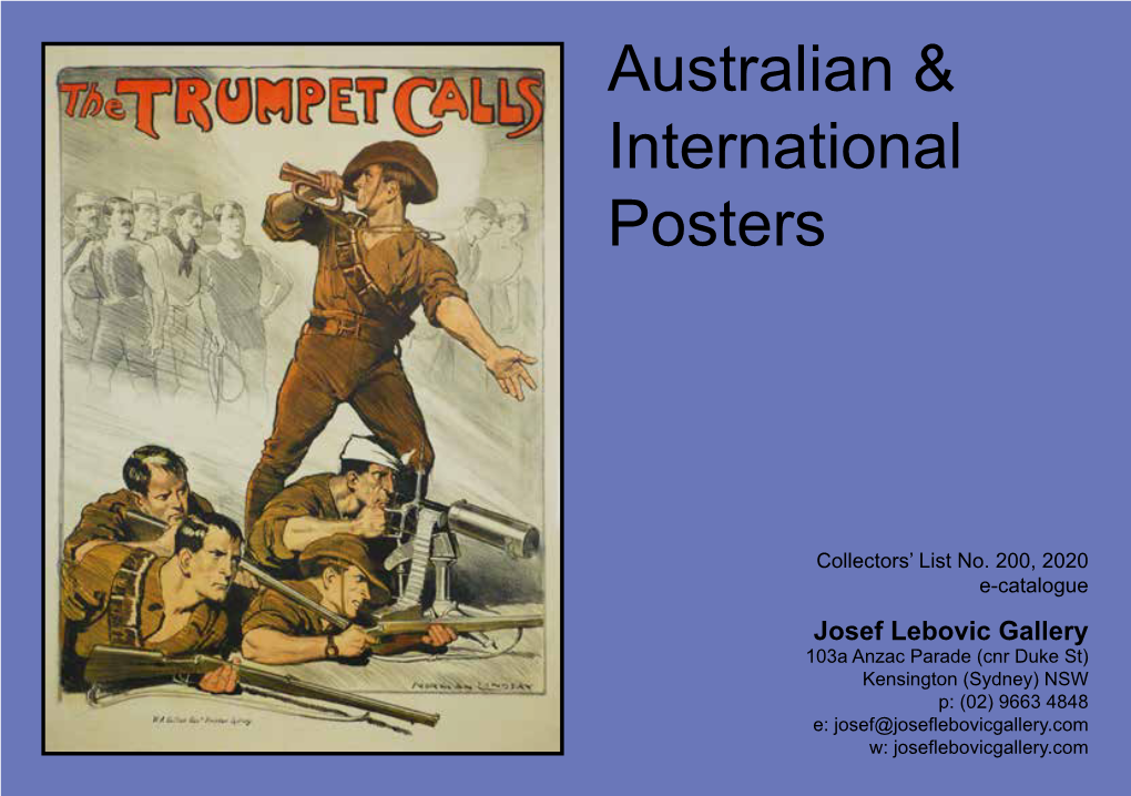 Australian & International Posters