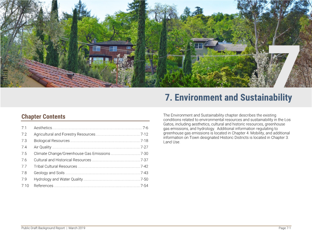 Environment and Sustainability