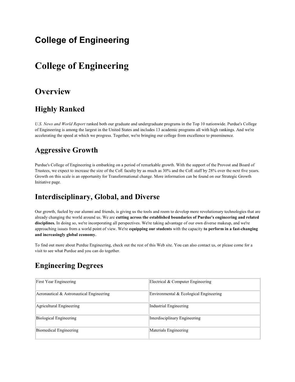 College of Engineering