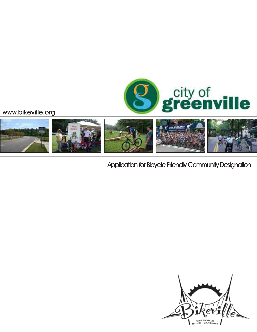 Application for Bicycle Friendly Communitydesignation