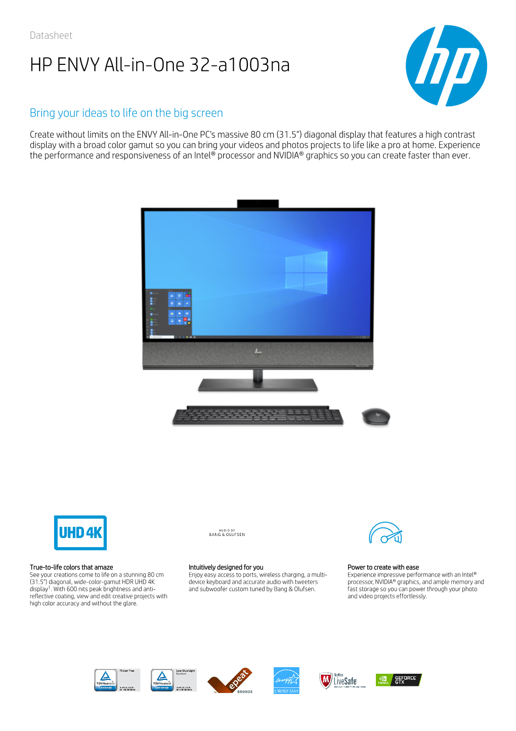 HP ENVY All-In-One 32-A1003na