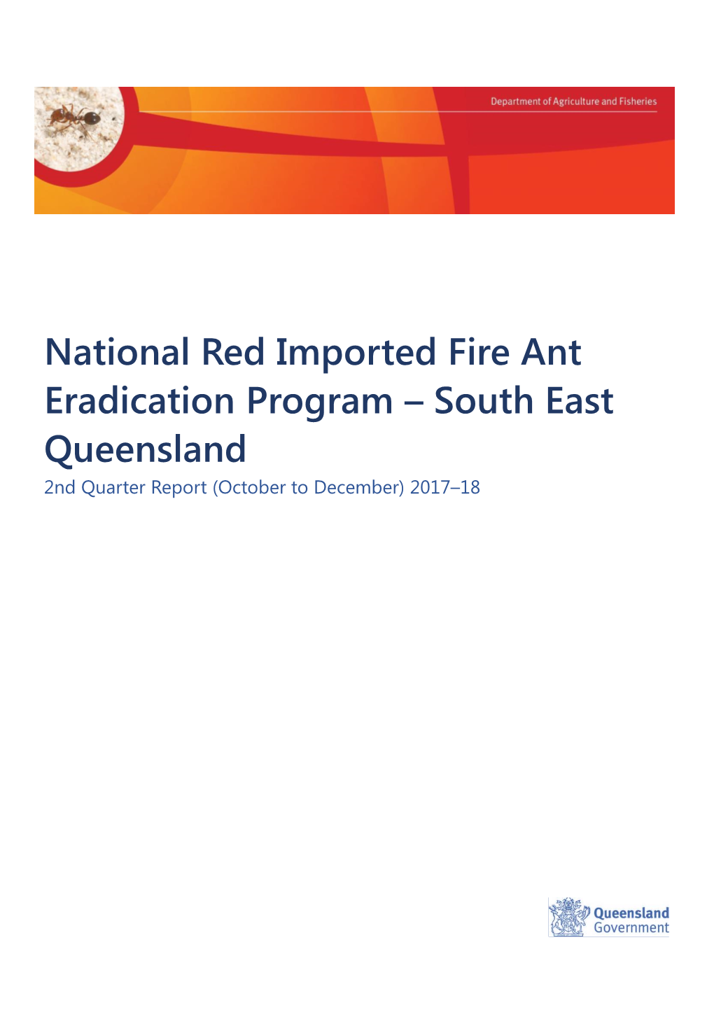 National Red Imported Fire Ant Eradication Program