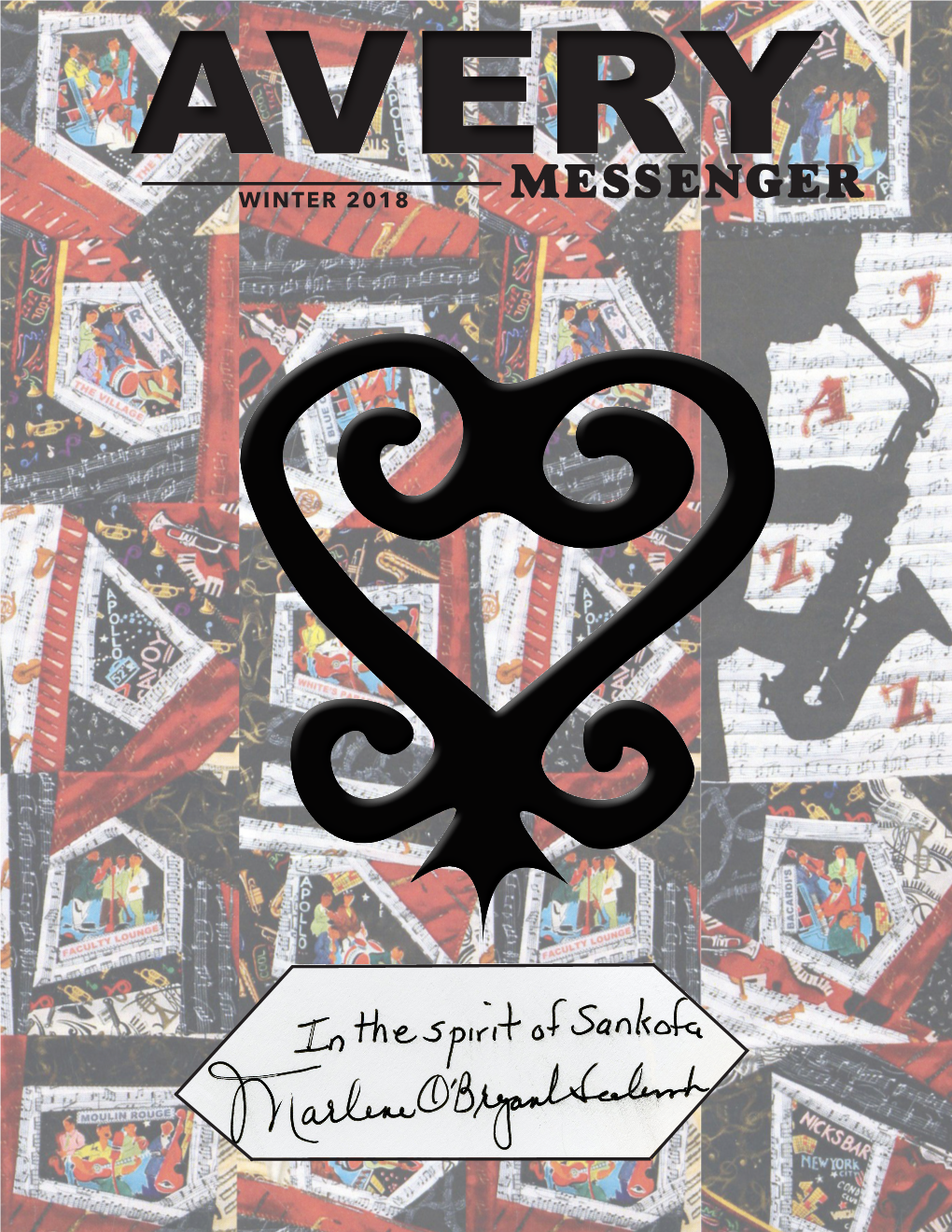 MESSENGER on the COVER in the Spirit of Sankofa