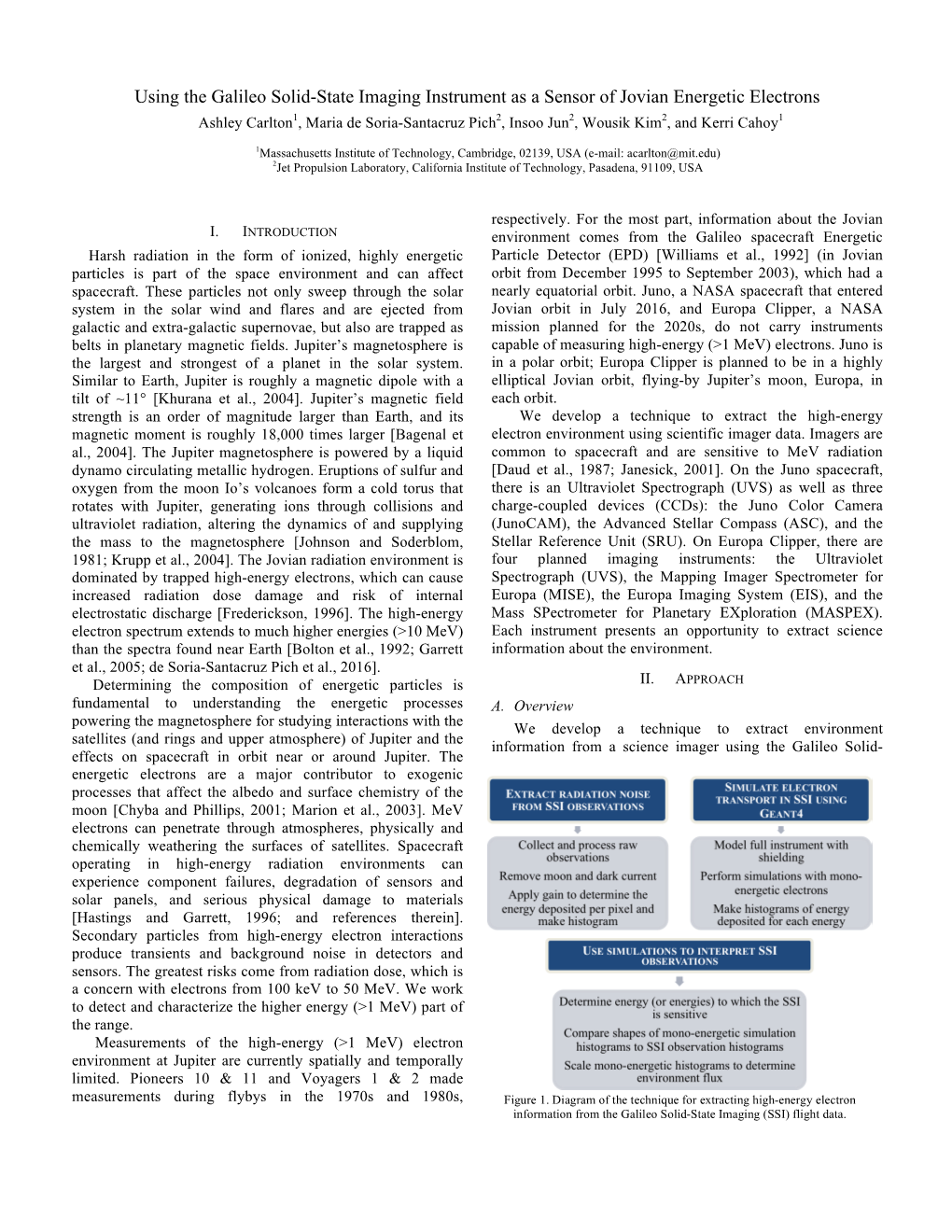 Using the Galileo Solid-State Imaging Instrument As a Sensor of Jovian