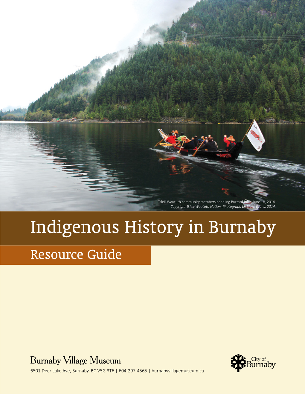 Indigenous History in Burnaby Resource Guide