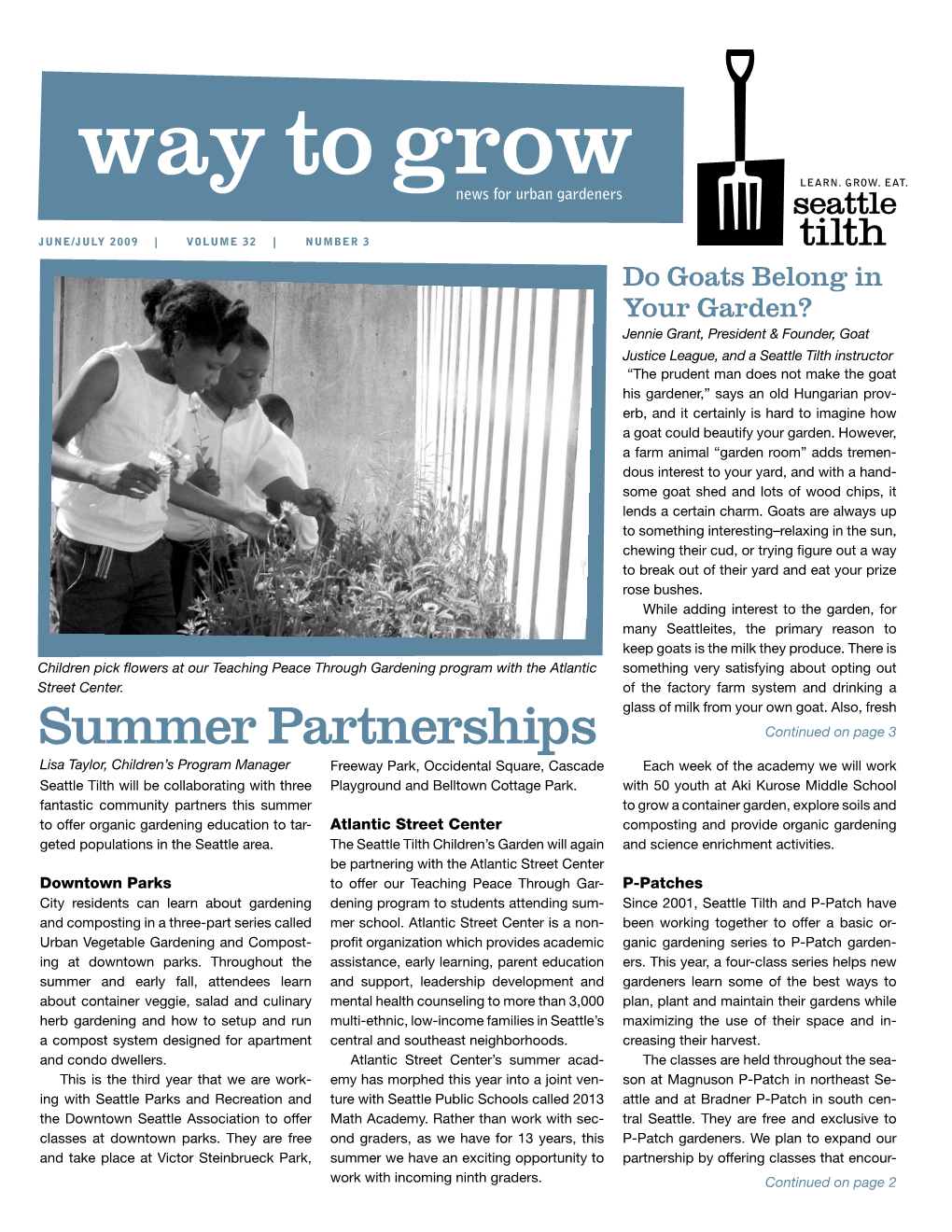 Way to Grow News for Urban Gardeners