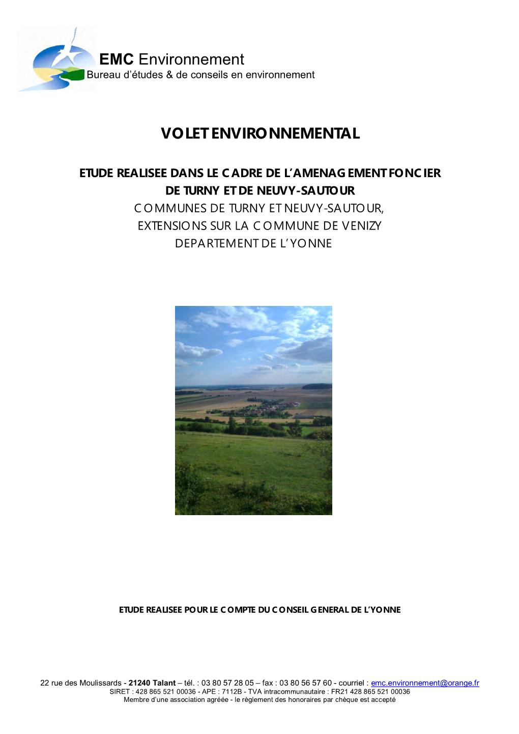 EMC Environnement VOLET ENVIRONNEMENTAL