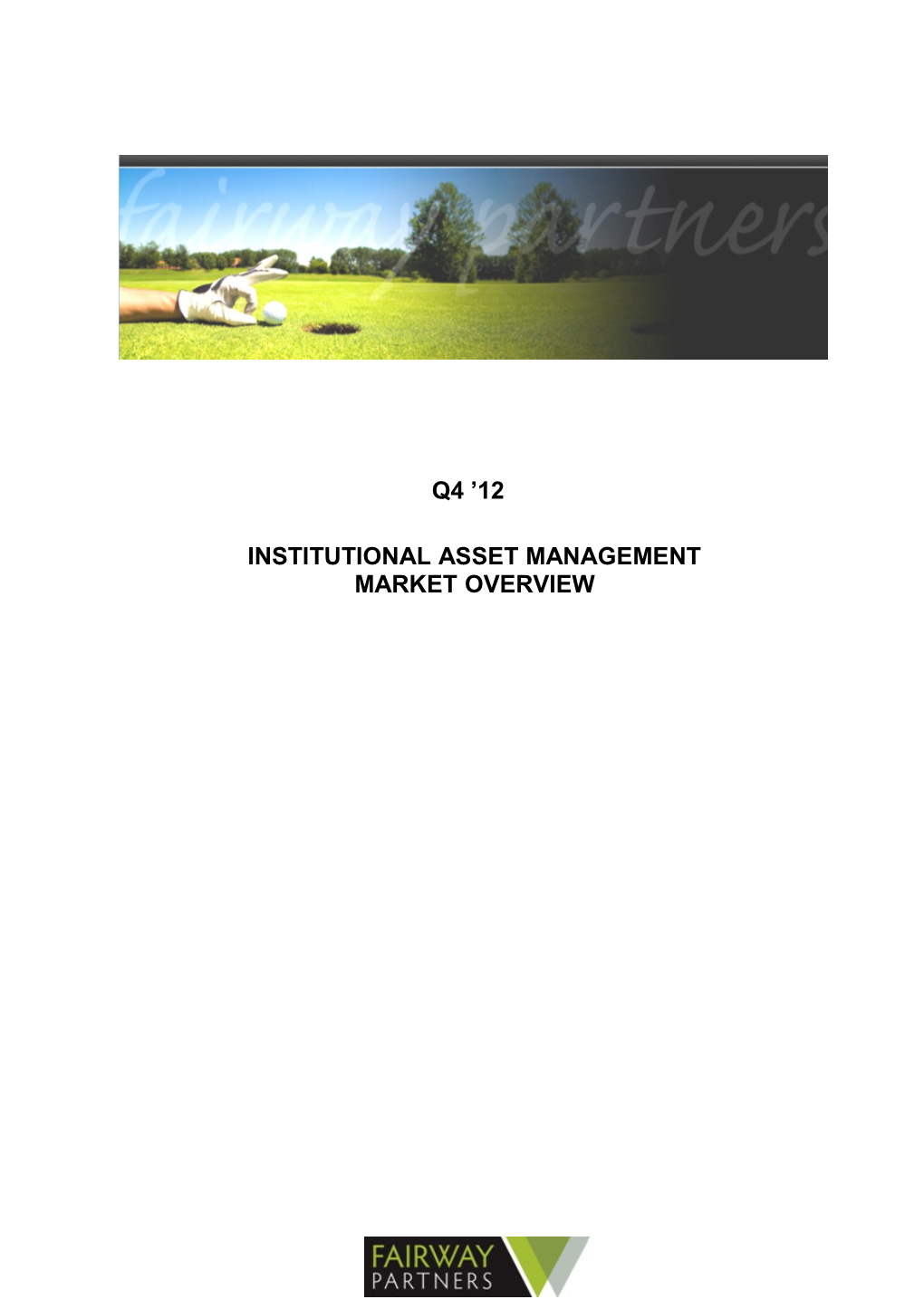 Institutional Asset Management