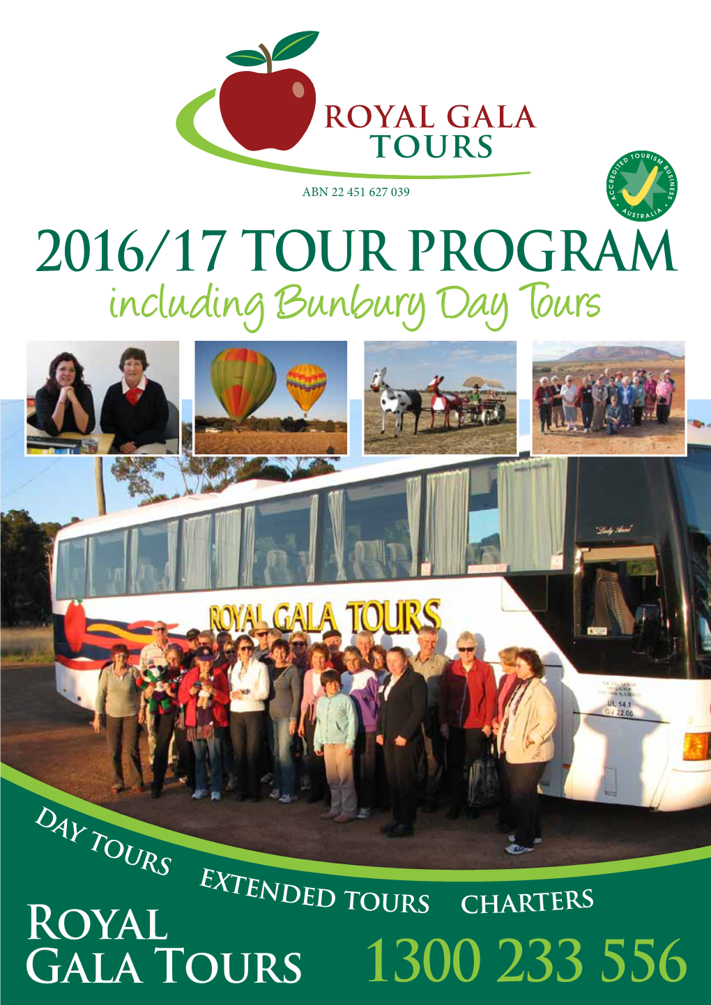 Including Bunbury Day Tours 1300 233