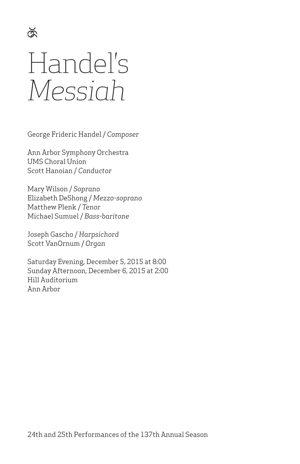 Handel's Messiah