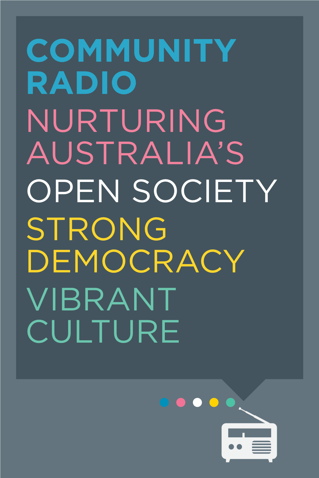 Community Radio Nurturing Australia's Open Society