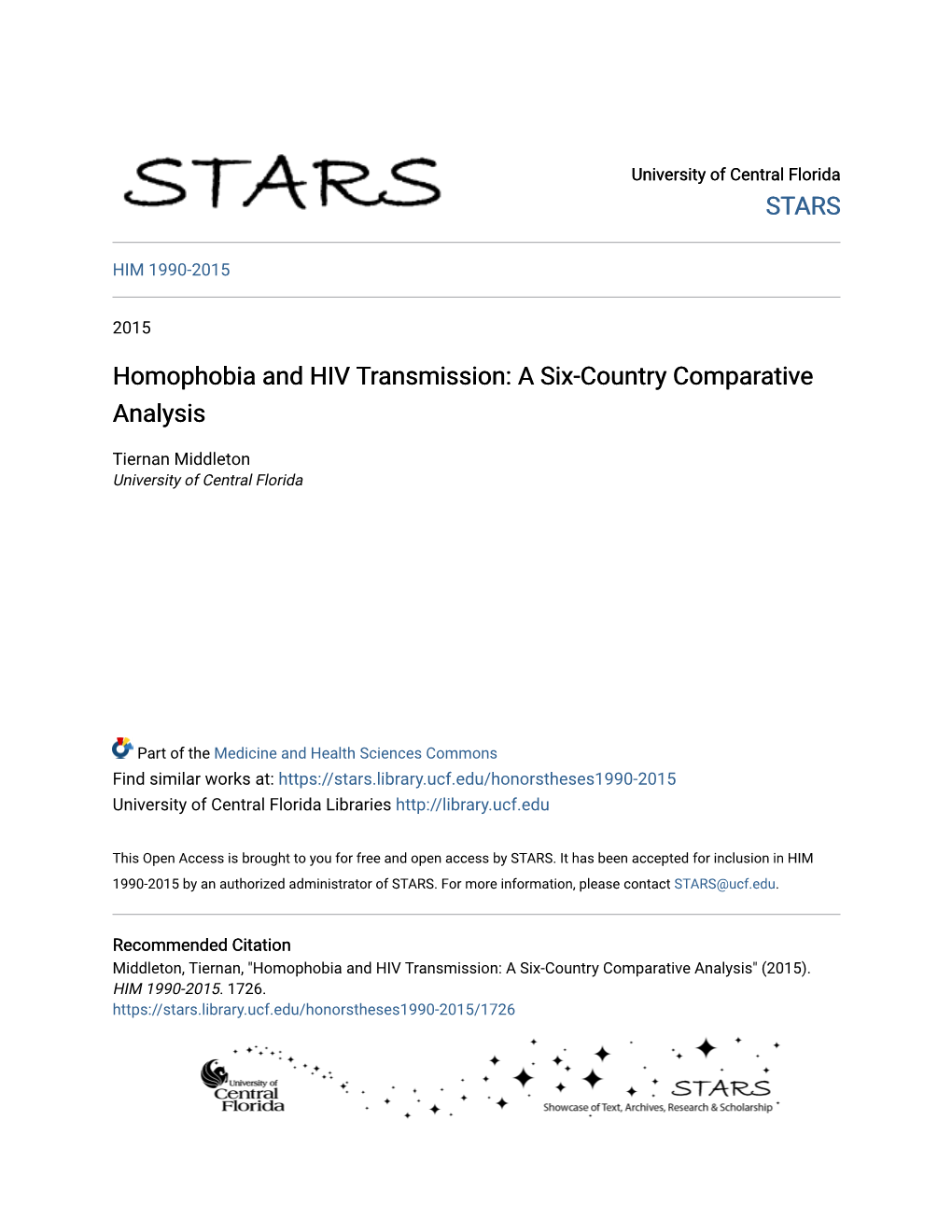 Homophobia and HIV Transmission: a Six-Country Comparative Analysis