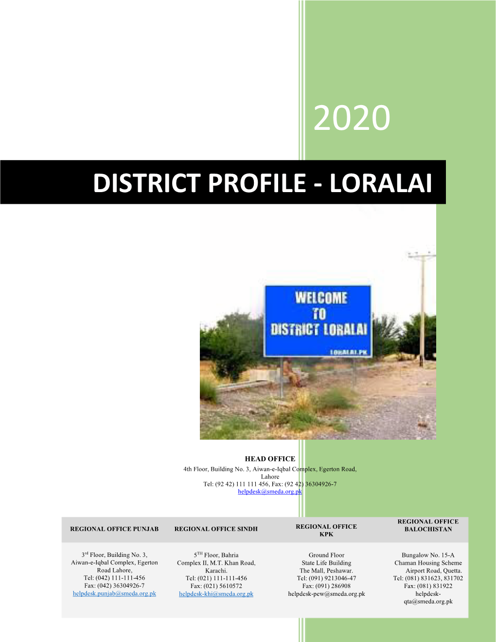 District Profile - Loralai
