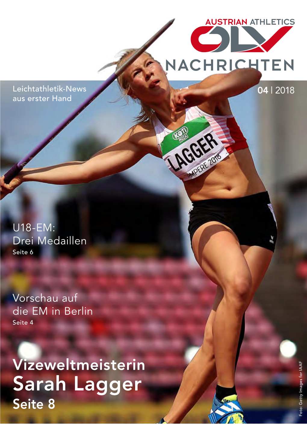 Sarah Lagger Seite 8 Foto: Getty Images for IAAF