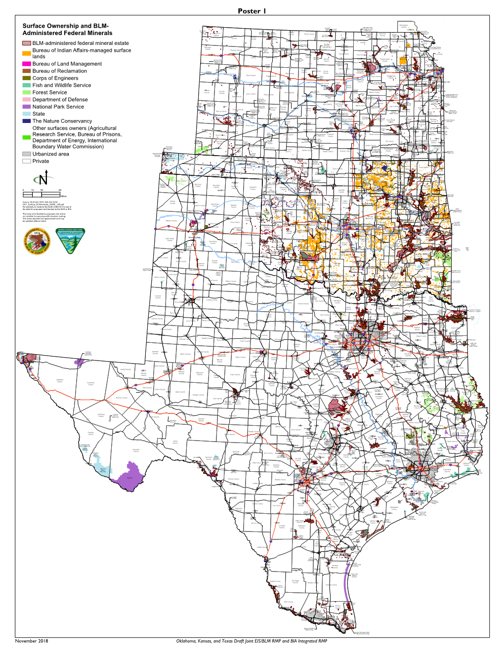 Oklahoma, Kansas, and Texas Draft Joint EIS/BLM RMP and BIA Integrated RMP
