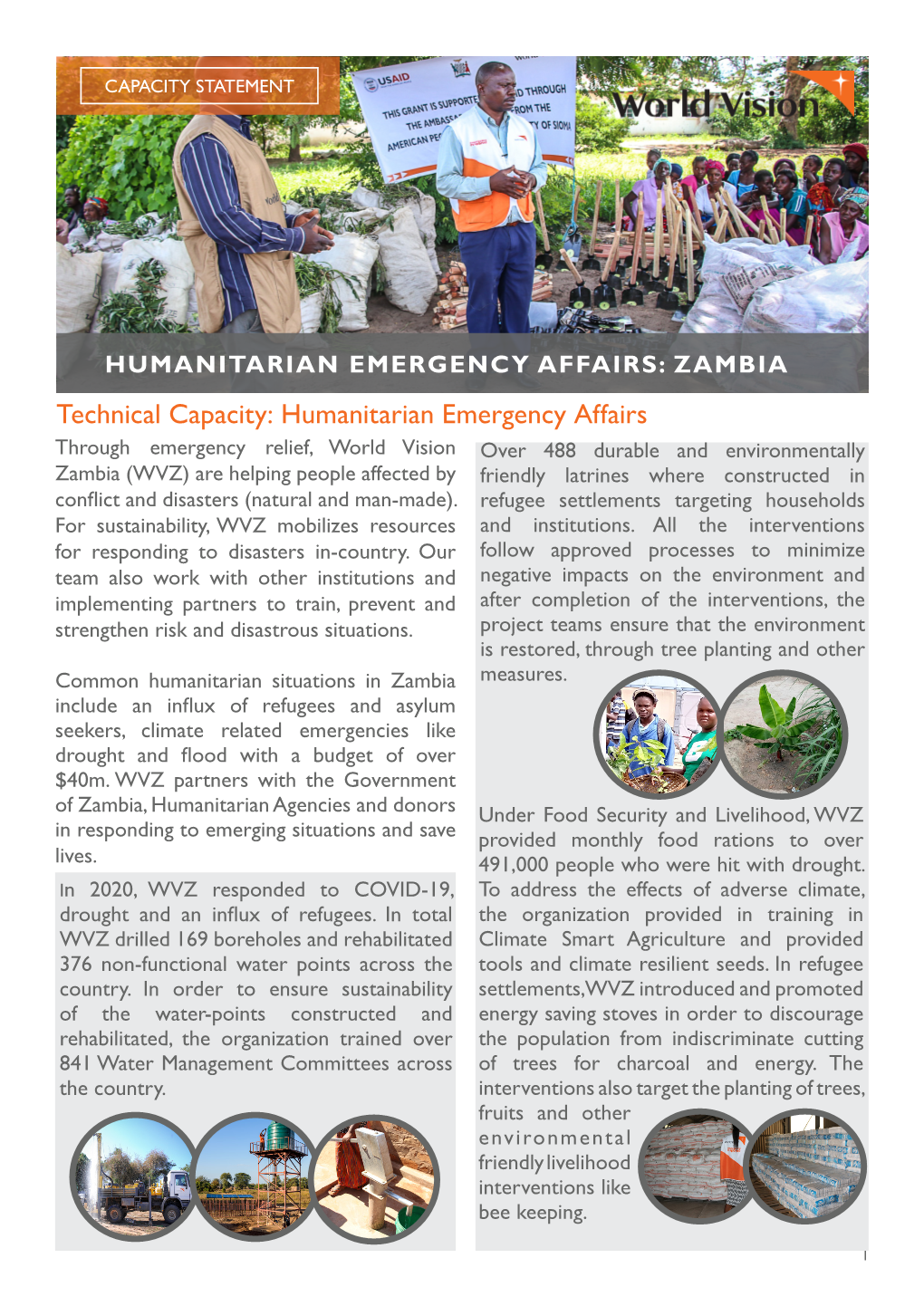 Technical Capacity: Humanitarian Emergency Affairs