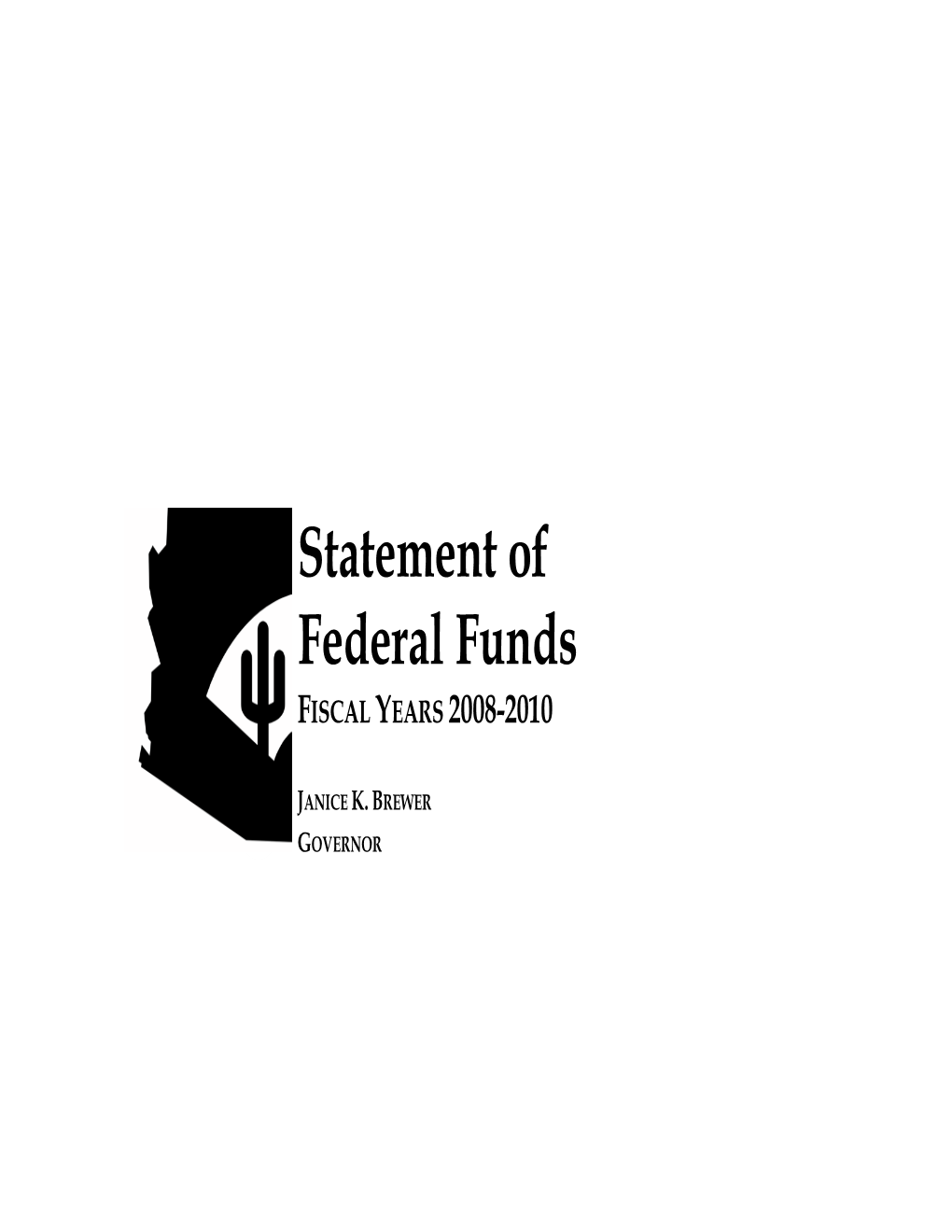 Statement of Federal Funds 2008