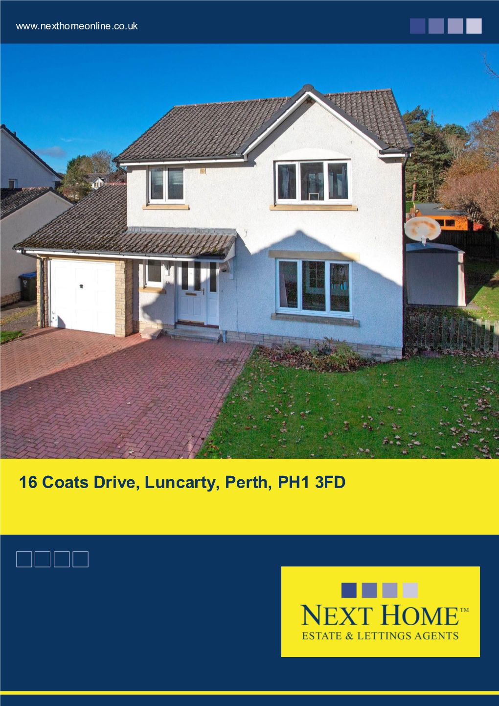 16 Coats Drive, Luncarty, Perth, PH1 3FD £210,000