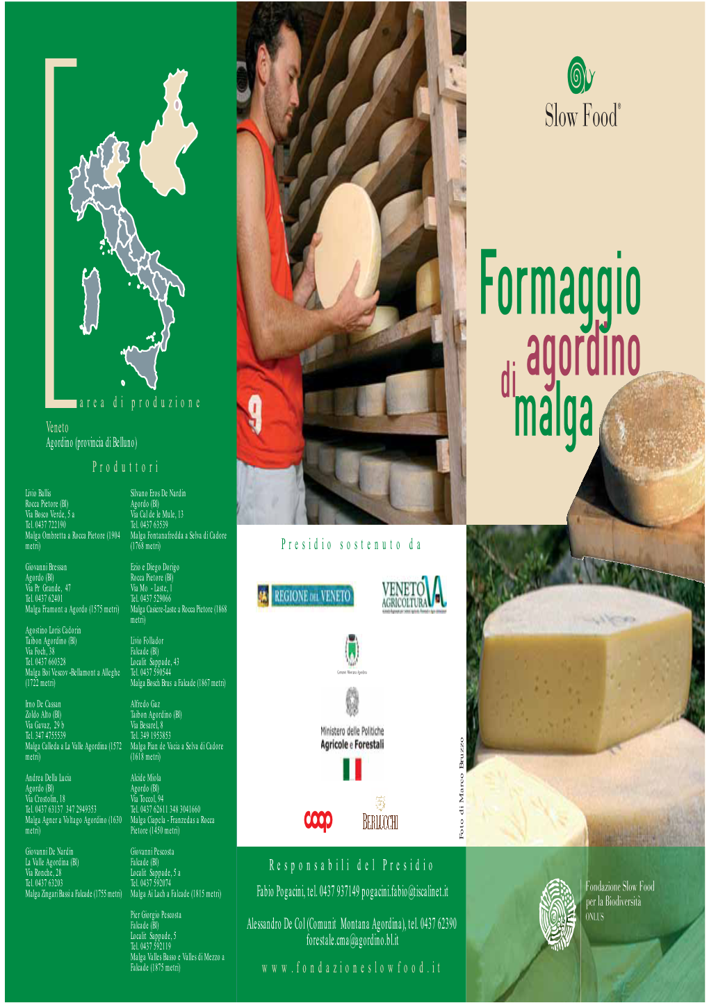 Formaggio Agordino Di Malga