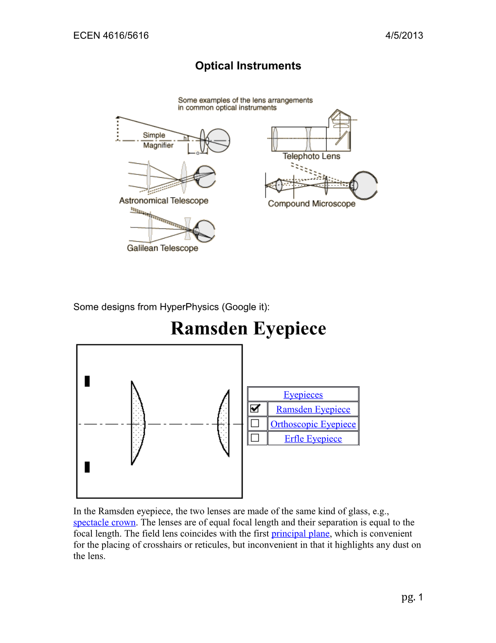 Optical Instruments s1