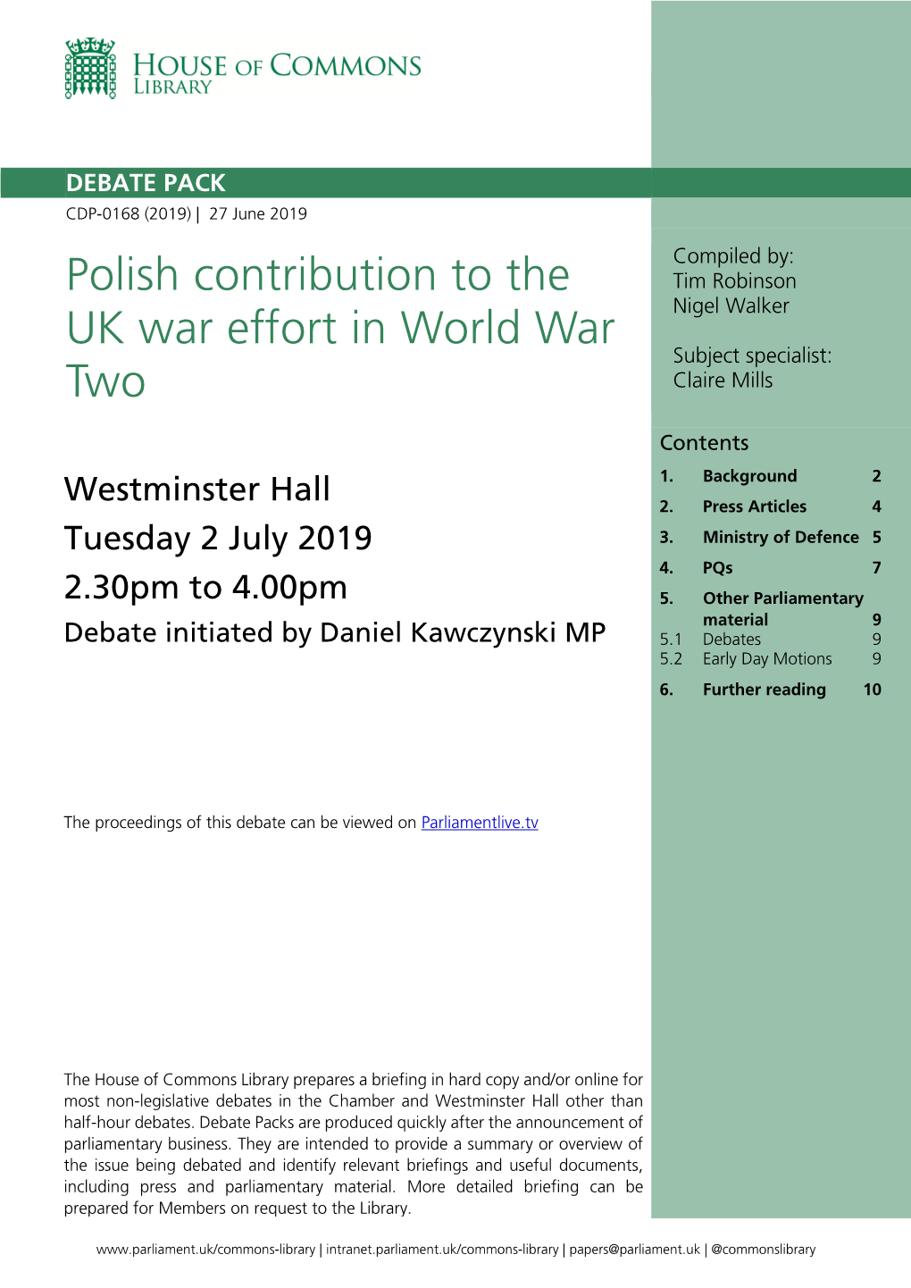 Polish Contribution to the UK War Effort in World War Two 3