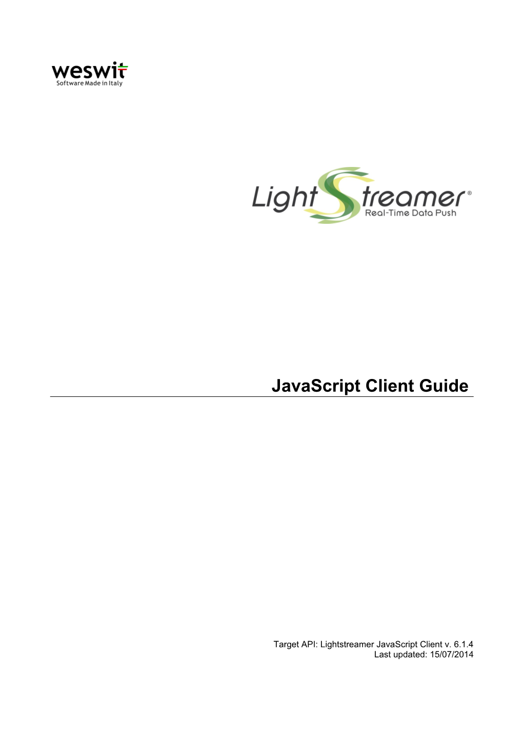 Javascript Client Guide