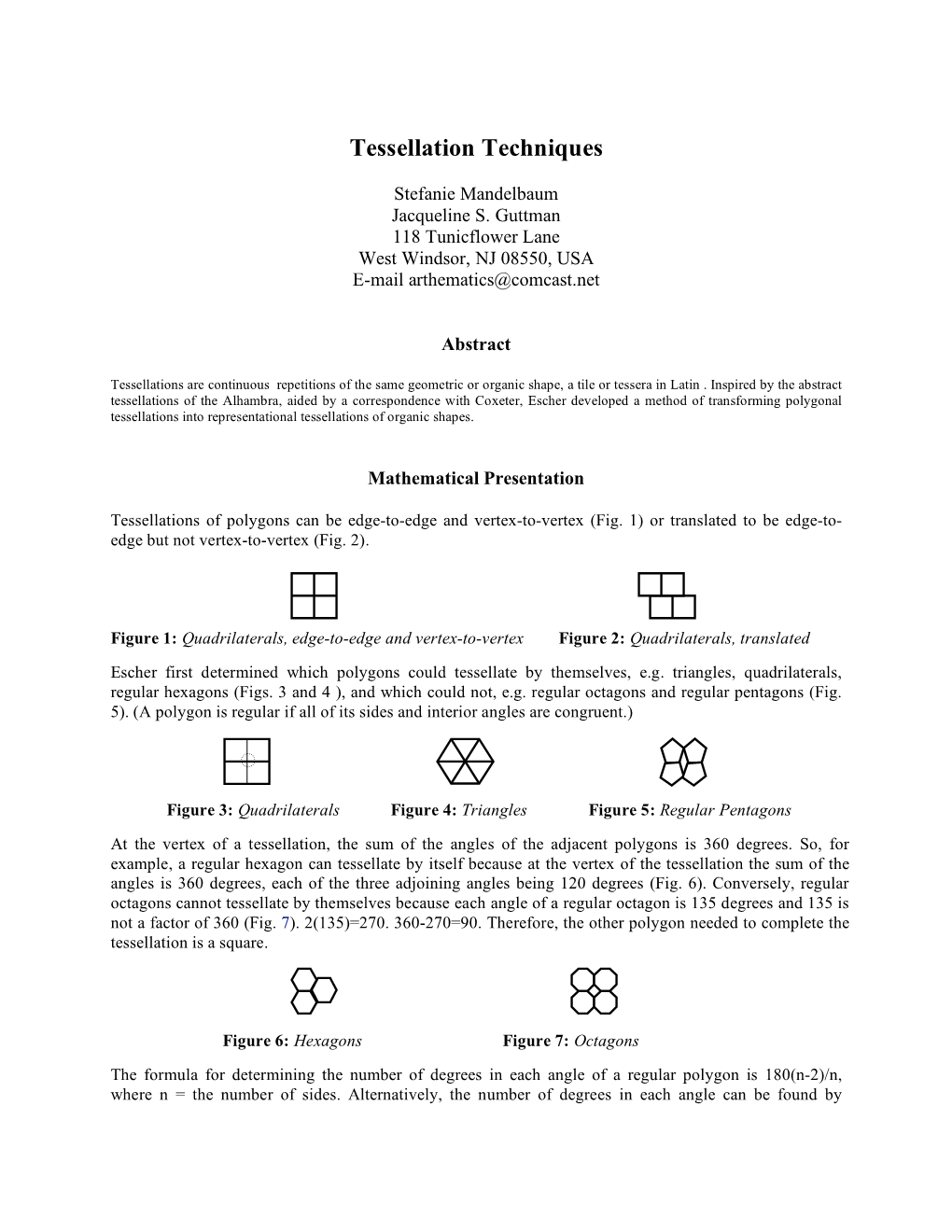 Tessellation Techniques