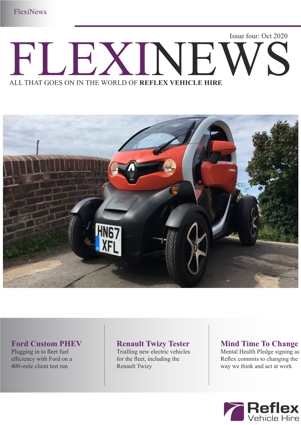 Ford Custom PHEV Renault Twizy Tester Mind Time to Change