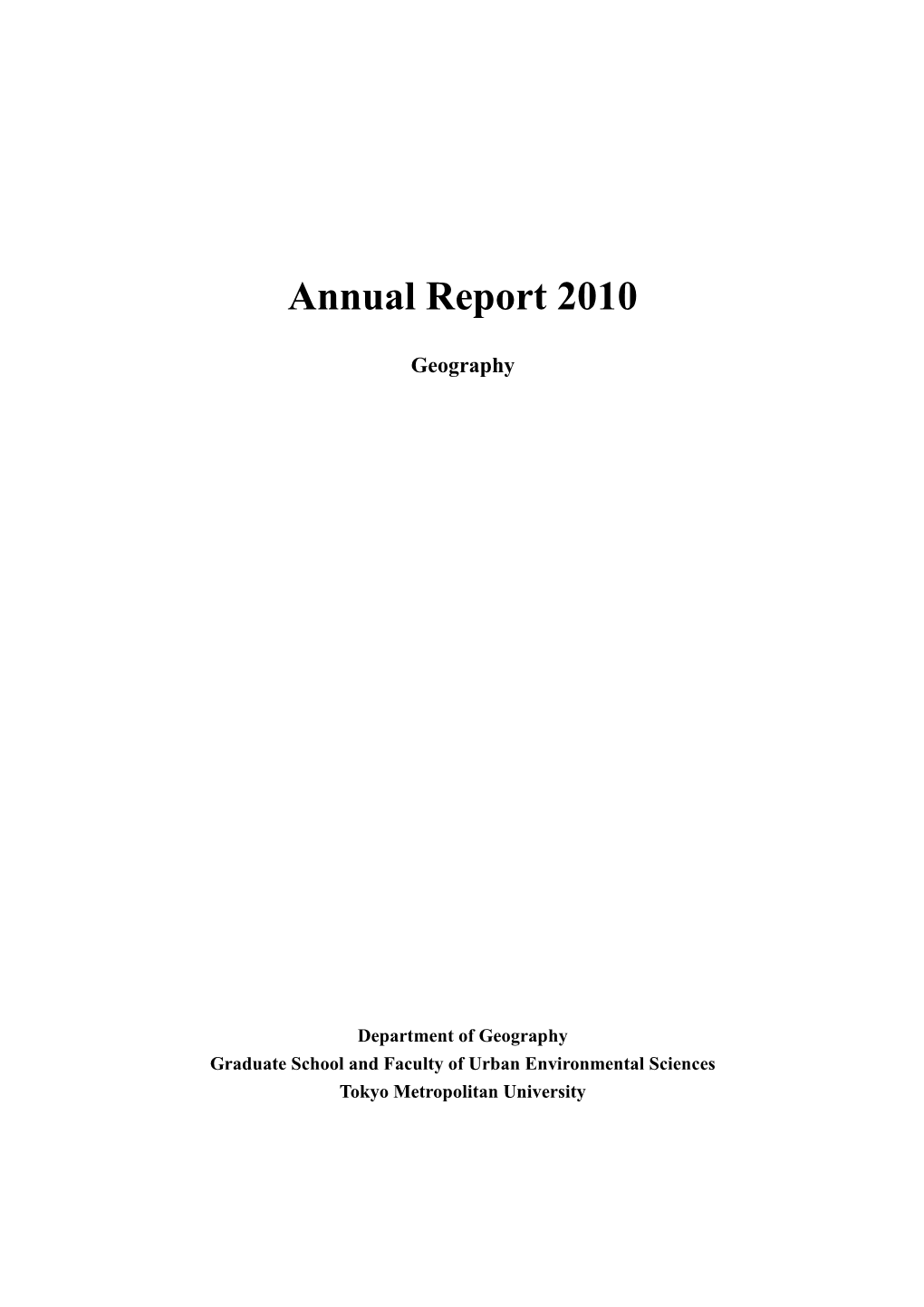 Annual Report 2010