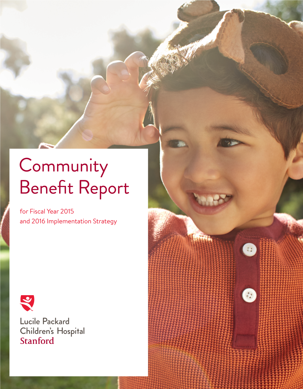 Community Benefit Report for Fiscal Year 2015 and 2016 Implementation Strategy