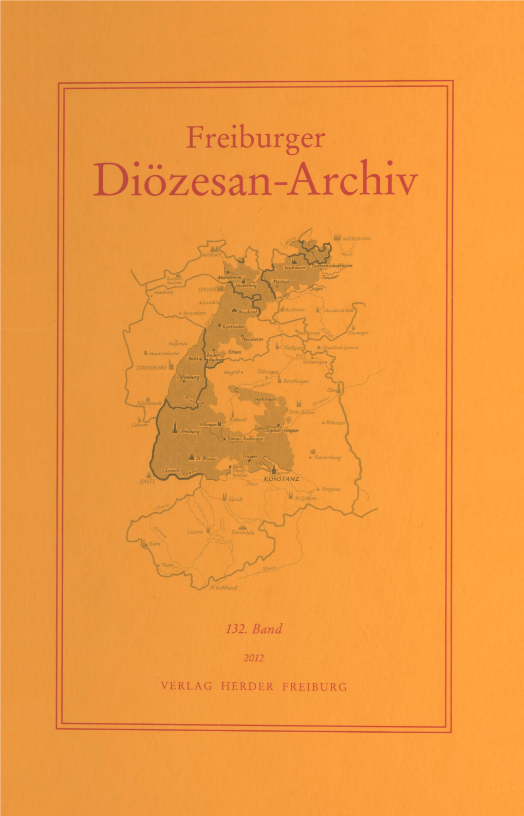 Diözesan-Archiv" (FDA) Erscheint Jährlich Einmal