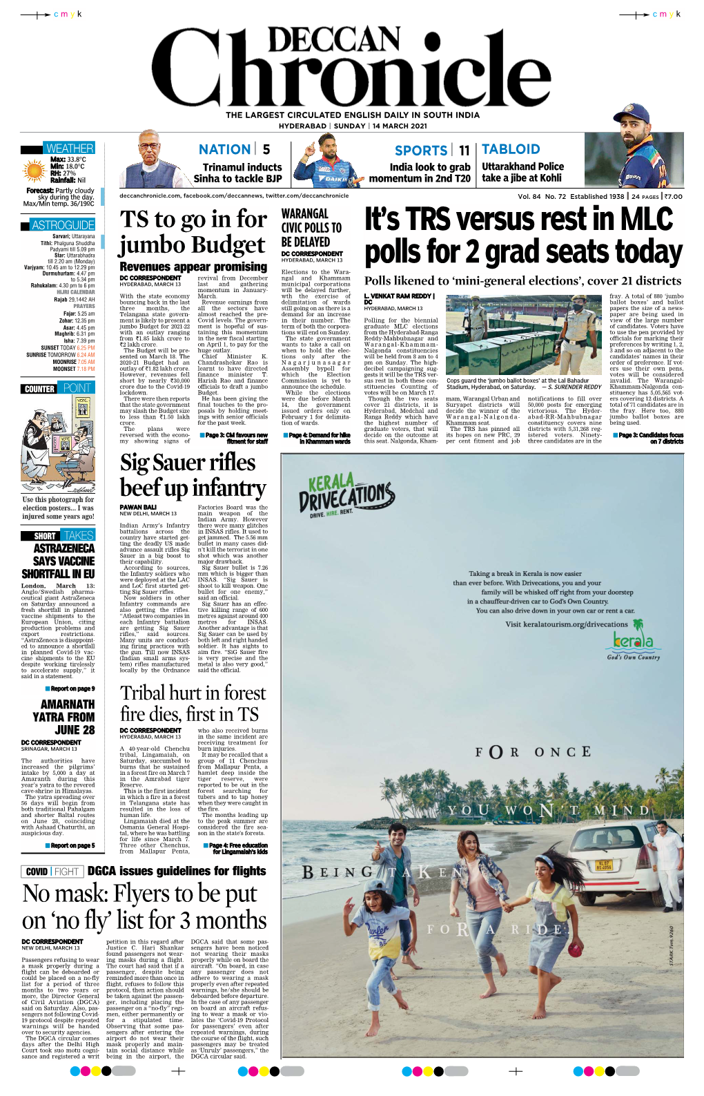 It's TRS Versus Rest in MLC Polls for 2 Grad Seats Today