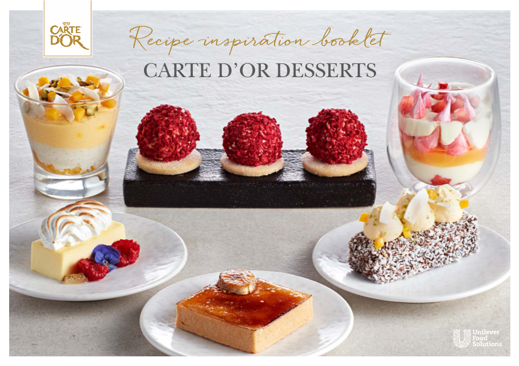 Carte D'or Desserts
