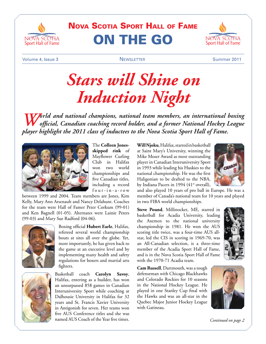 Stars Will Shine on Induction Night