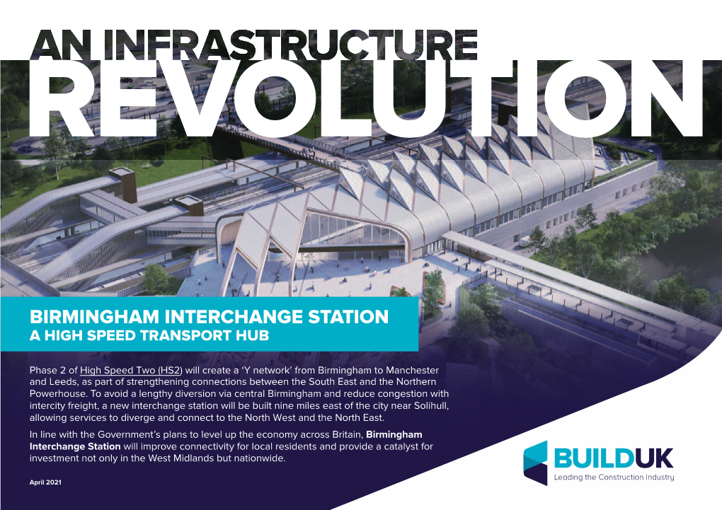 Birmingham Interchange Station a High Speed Transport Hub