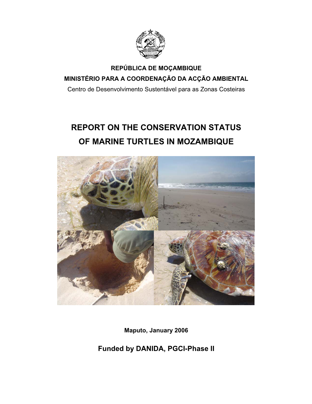 Relatório Sobre O Estado De Conservação De Tartarugas