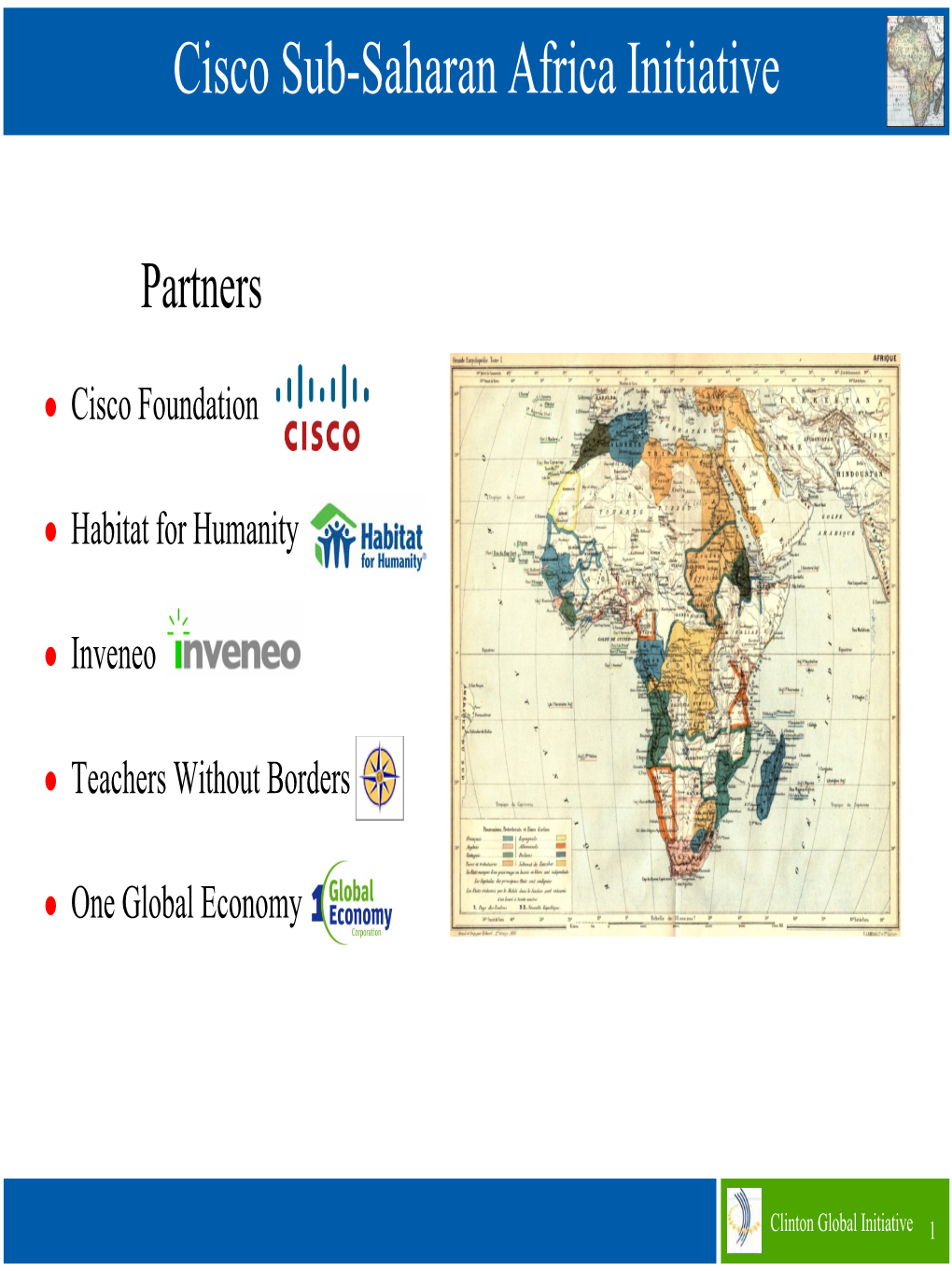 Cisco Sub-Saharan Africa Initiative