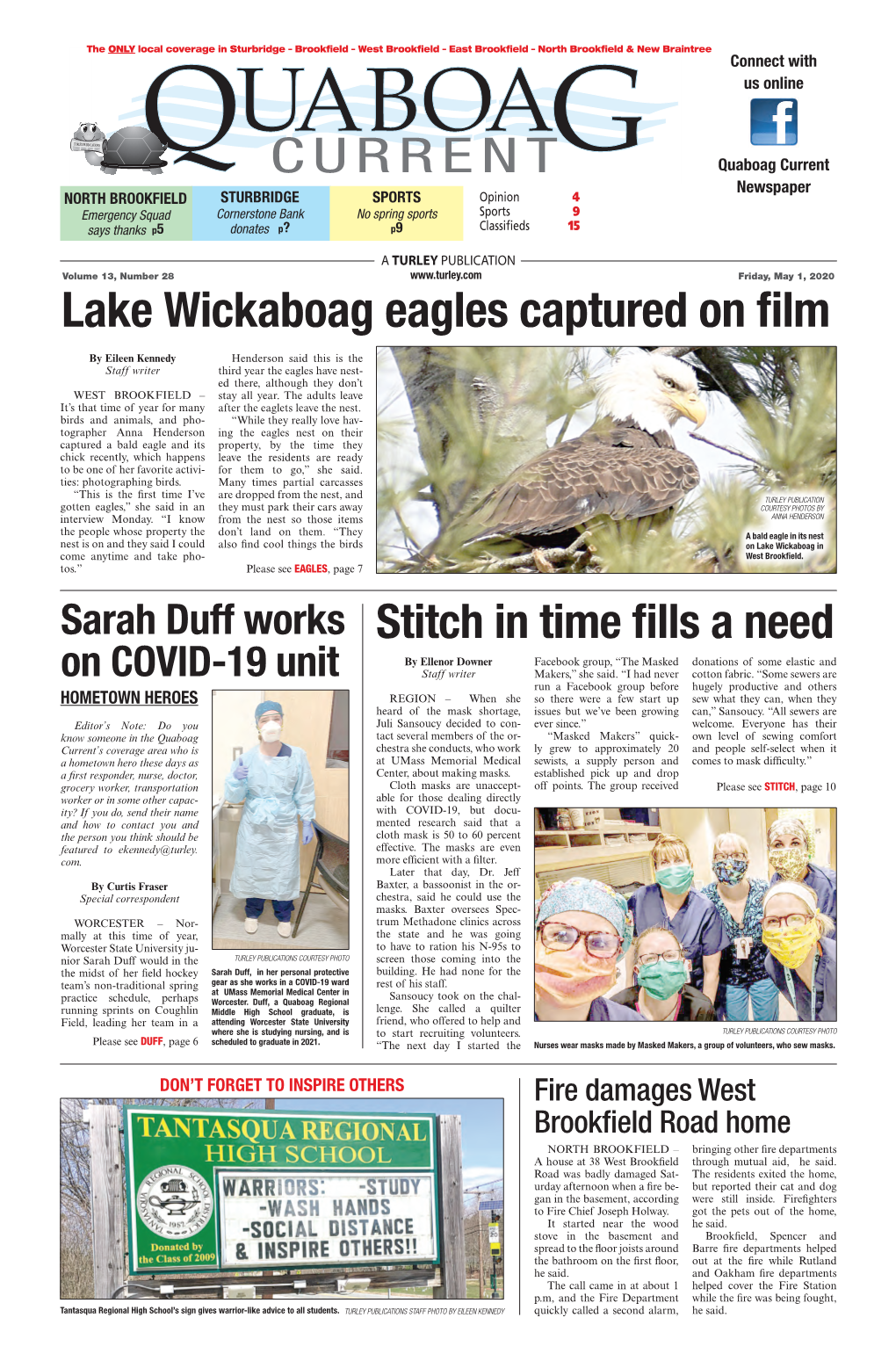 Lake Wickaboag Eagles Captured on Film