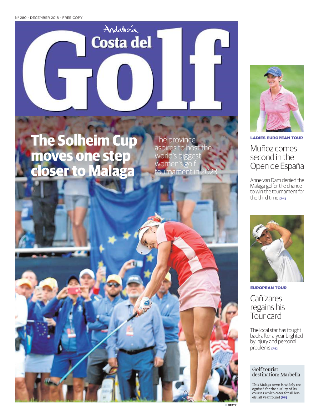 The Solheim Cup Moves One Step Closer to Malaga